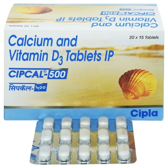 cipcal 500mg tablet 15's